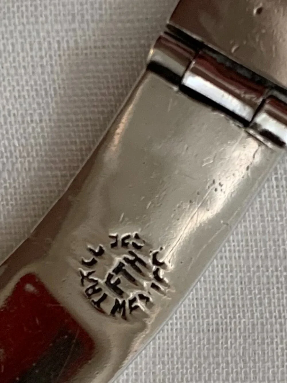 Sterling Silver (marked 925) Taxco Mexico Bracelet, signed FTH